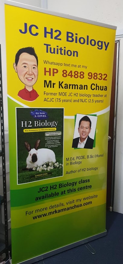 Mr Karman Chua Biology Tuition: 'A', 'O', IP, IB, Singapore